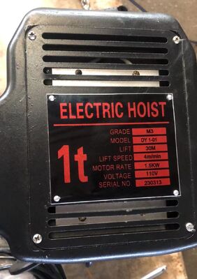 380 ولت برقی زنجیر بلند با طول 6 و 10 متر زنجیره و 220 ولت-690 ولت منبع برق